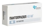 Пантопразол, таблетки кишечнорастворимые покрытые оболочкой 40 мг 56 шт