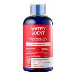 Ополаскиватель для полости рта Global white Вотердент хлоргексидин профилактика кариеса и проблемных десен без фтора 500 мл