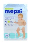 Подгузники детские, Mepsi (Мепси) 9-14 кг р. L 54 шт комфорт макси