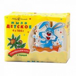 Мыло детское, 100 г 4 шт череда