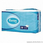 Простыни впитывающие, Euron (Эурон) р. 60смх60см 28 шт софт ультра