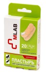 Пластырь бактерицидный, Mlab (Млаб) р. 72х19мм 20 шт для чувствительной кожи нетканый