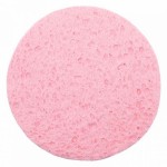 Спонж для лица, Divage (Дивайдж) 1 шт Аксессориз круглый из натуральной целлюлозы диаметр 10 см розовый