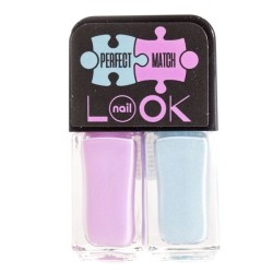 Лак для ногтей, Nail Look (Найл Лук) 3 мл 2 шт 31922 Трендс Перфект Матч Solo&Holo
