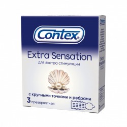 Презервативы Contex Экстра сенсейшн 3 шт.