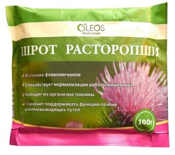 Шрот расторопши Олеос 100 г