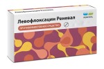 Левофлоксацин Реневал, таблетки покрытые оболочкой пленочной 250 мг 10 шт