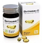 Витамин Е, капсулы 200 мг 0.4 г 30 шт БАД