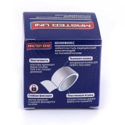 Лейкопластырь Master Uni Юнификс на тканевой основе р. 5смх500см 1 шт.