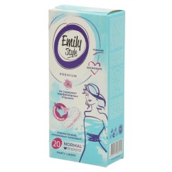 Прокладки женские ежедневные Emily Style мультиформ ультратонкие нормал (1 капля) мягкая поверхность 20 шт.