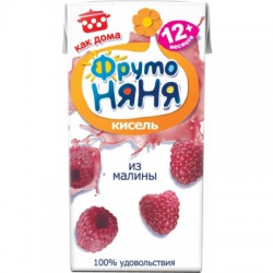 Кисель Фрутоняня малина с 12 мес 200 мл